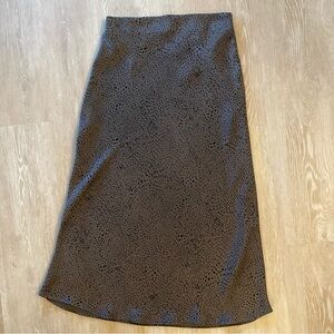 Aritzia Babaton Slip Satin Midi Skirt - Size 4